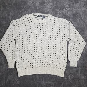 Trader Bay Birdseye Grandpa Core Knit Crewneck Sweater XL NWT